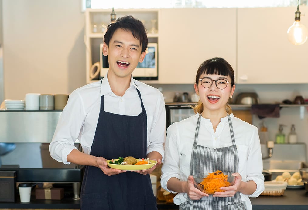 働く人の協同組合=ワーカーズ・コレクティブに食材が提供されている画像